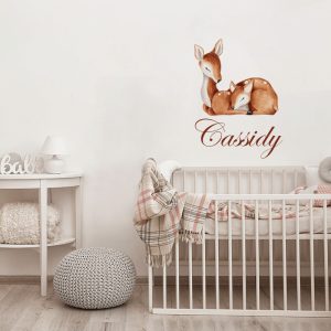 Deer Name Decal Set