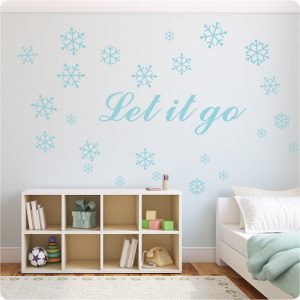 Frozen Snowflake Wall Decals