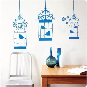Birdcages Wall Decals