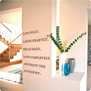 Live Quote Wall Decal